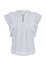 Neo Noir Jayla S Voile Top - White. Buy tops here.