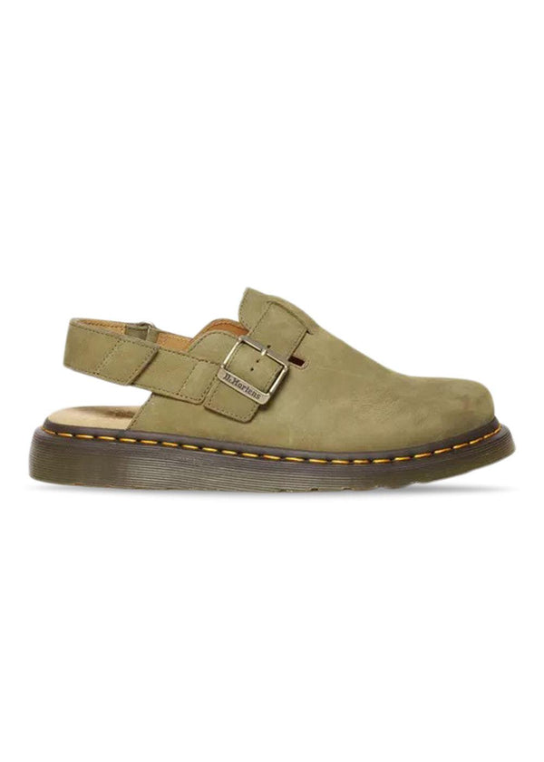 Jorge Ii Muted Olive Tumbled Nubuck - Muted Olive-Shoes-Dr. Martens-Butler Loftet