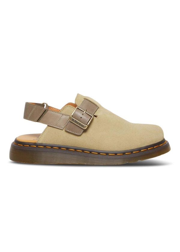 Dr. Martens' Jorge Ii - Pale Olive+Olive Suede. Buy sandals here.