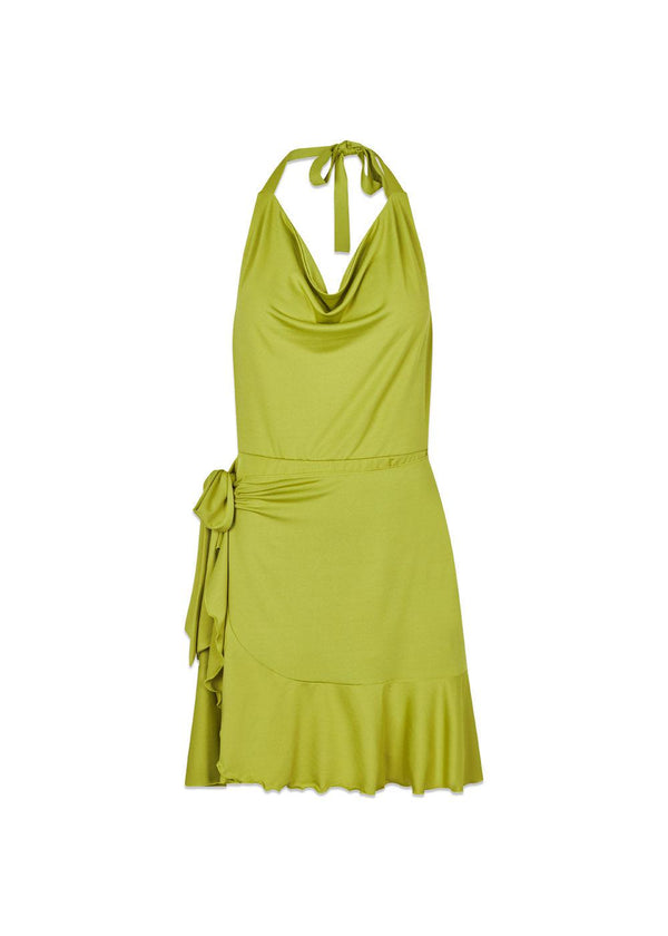 JosefineMD flowy dress - Golden Lime-Dress-Modström-Butler Loftet