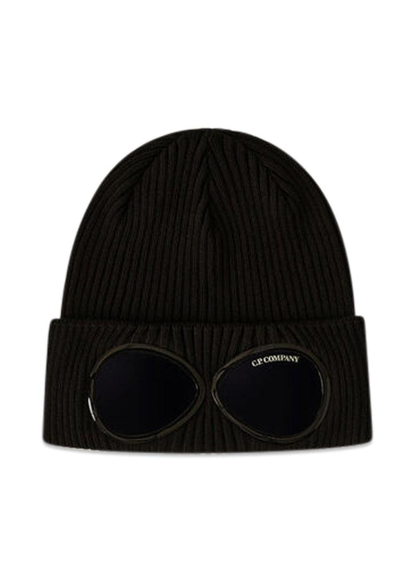 KNIT CAP GOGGLES - Black-Headwear-C.P. Company-Butler Loftet