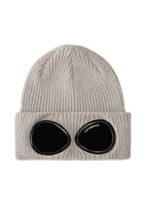 KNIT CAP GOGGLES - Gray Melange-Headwear-C.P. Company-Butler Loftet