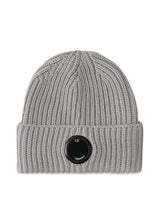 KNIT CAP - Grey-Headwear-C.P. Company-Butler Loftet