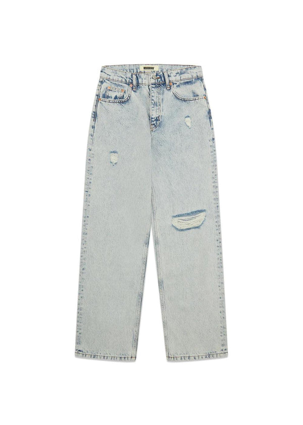 Kathy Wave Jeans - Washed Blue-Jeans-Woodbird-Butler Loftet