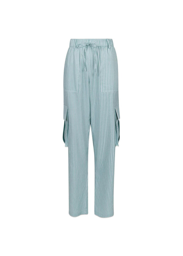 Neo Noirs Kelly Stripe Pants - Mint. Køb bukser her.
