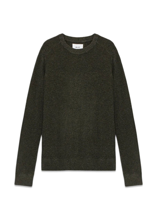 Kevin 6600 - Dark Army-Knitwear-Nn. 07-Butler Loftet