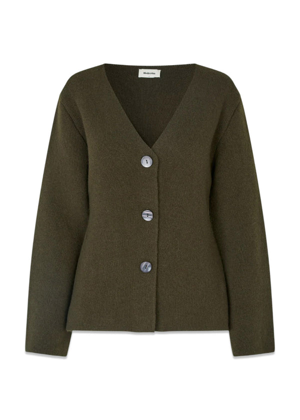 KlaytonMD cardigan - Dark Coffee-Knitwear-Modström-Butler Loftet