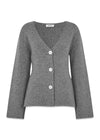 KlaytonMD cardigan - Gray Melange-Knitwear-Modström-Butler Loftet