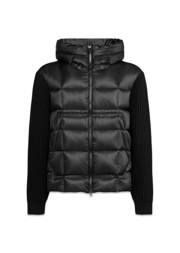 Knitwear Jacket Merino Wool Extrafine - Black-Outerwear-C.P. Company-Butler Loftet