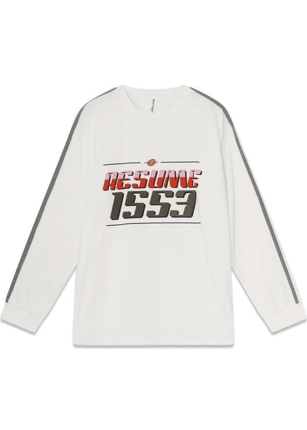 Korbin'S LS Tee - White-Long-sleeve T-shirts-SUMMARY-Butler Loftet