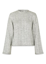 KurtisMD o-neck - Gray Melange-Knitwear-Modström-Butler Loftet