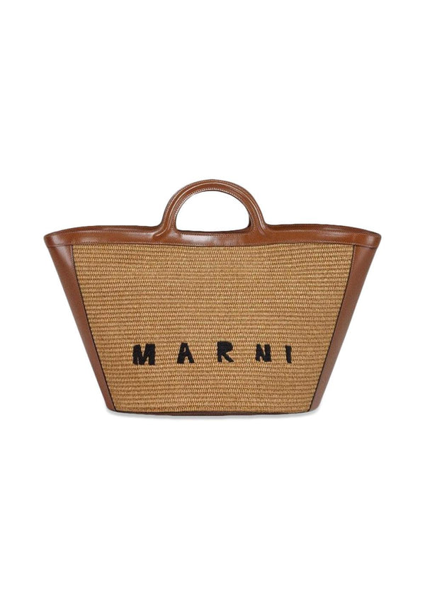 Marnis LARGE TROPICALIA SUMMER BAG - Raw Sienna. Køb designertasker||håndtasker her.