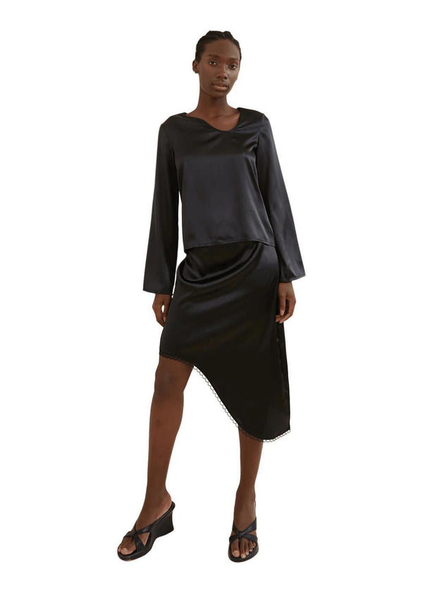 LEA SKIRT - Black-Skirts-OpéraSPORT-Butler Loftet