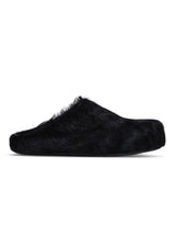 LONG HAIR CALFSKIN FUSSBETT SABOT - Black-Shoes-Marni-Butler Loftet