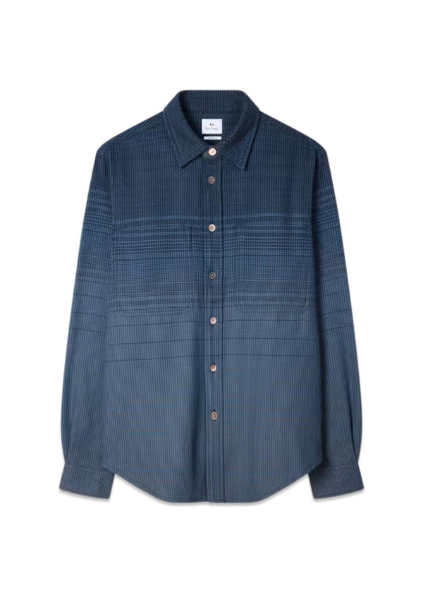 LS CASUAL FIT SHIRT - Inky Blue-Shirts-Paul Smith - PS-Butler Loftet