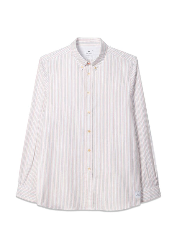 LS REGULAR FIT SHIRT BD COL - Multi Colored-Shirts-Paul Smith - PS-Butler Loftet