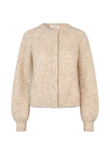 LenniMD cardigan - Beige Melange-Knitwear-Modström-Butler Loftet