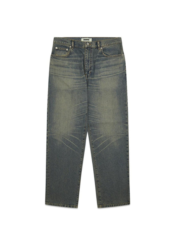 Leroy Age Denim - Washed Blue-Jeans-Woodbird-Butler Loftet