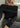 LillianMD off shoulder top - Black-Top-Modström-Butler Loftet