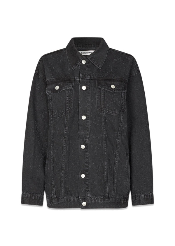 Limit Denim Jacket 0109 - Black Distressed-Outerwear-Oval Square-Butler Loftet
