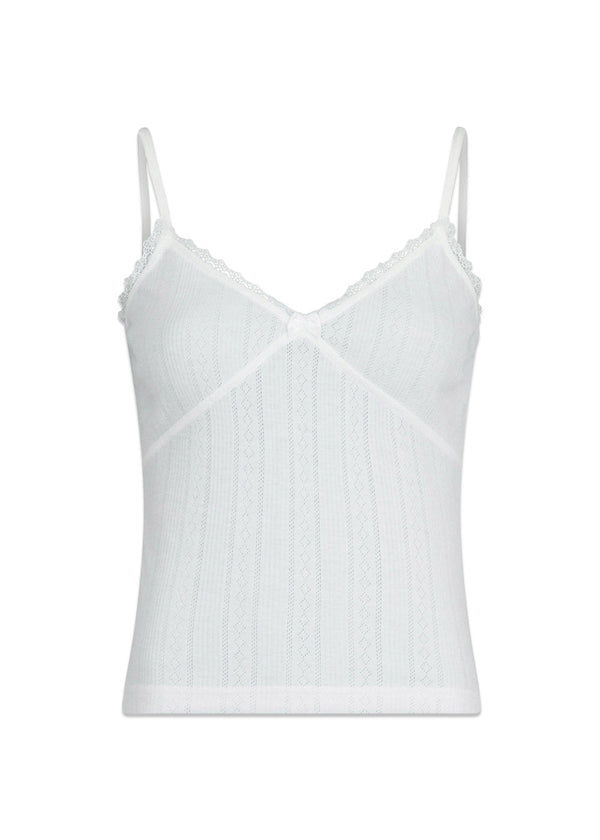 Lindsay Pointelle Top - White-Top-Neo Noir-Butler Loftet