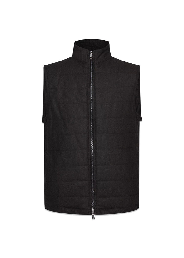 Liner Evo Waistcoat - Chocolate Brown-Outerwear-Oscar Jacobson-Butler Loftet