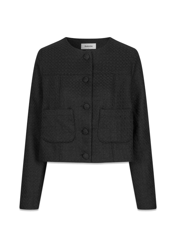 LuniMD jacket - Black-Blazers-Modström-Butler Loftet