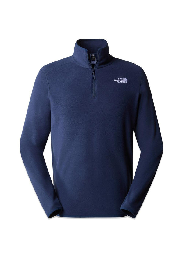 The North Faces M 100 Glac 1/4 Zip - Navy. Køb fleece her.