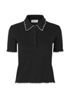MagdaloneMD polo - Black-Top-Modström-Butler Loftet
