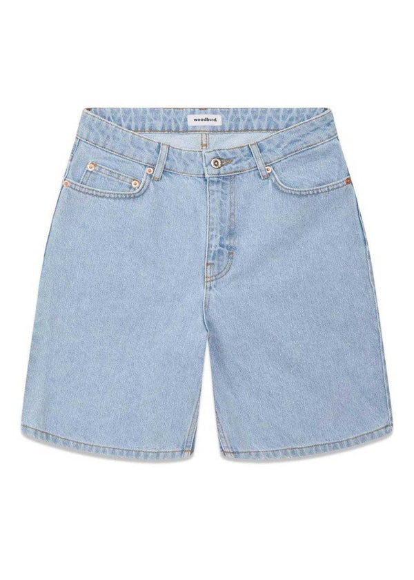Maggie Brando Shorts - 90S Blue-Shorts-Woodbird-Butler Loftet
