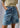 Maggie Patchwork Shorts - Blue-Shorts-Woodbird-Butler Loftet
