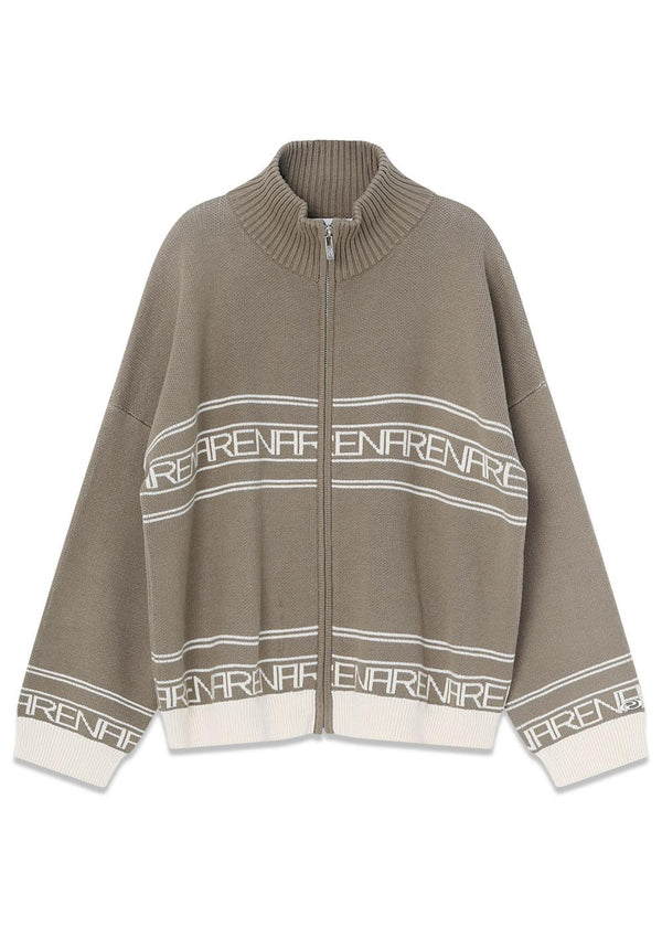 MargaretRS Knit Zip - Army-Knitwear-SUMMARY-Butler Loftet