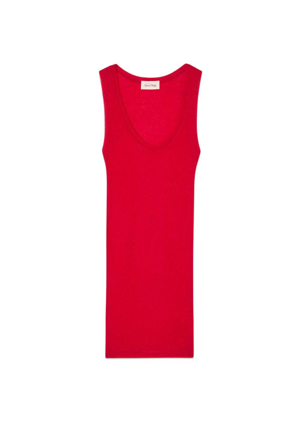 Massachusetts Tank Top - Red-Top-American Vintage-Butler Loftet