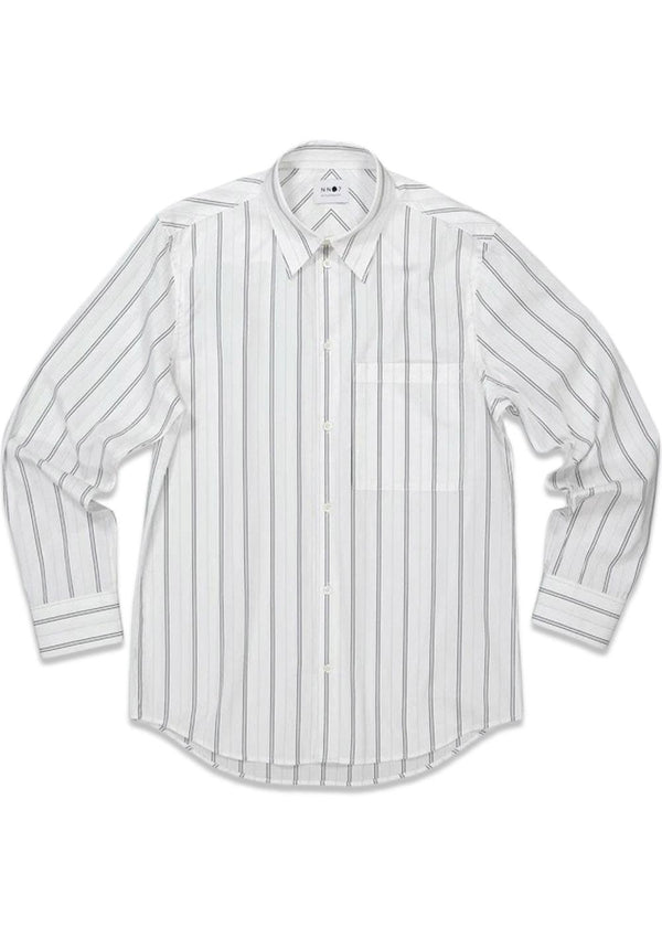 Nn. 07s Max Shirt 5287 - Navy Stripe. Køb shirts her.