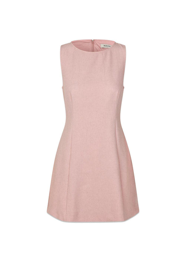 MaxwellMD tank dress - Pink Melange-Dress-Modström-Butler Loftet