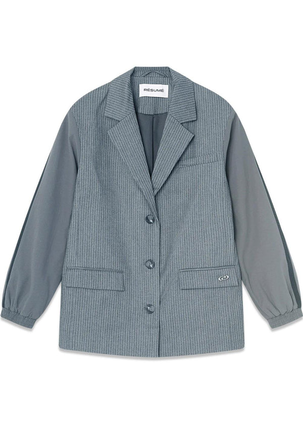 MilanRS Blazer - Dark Grey-Blazers-RÉSUMÉ-Butler Loftet