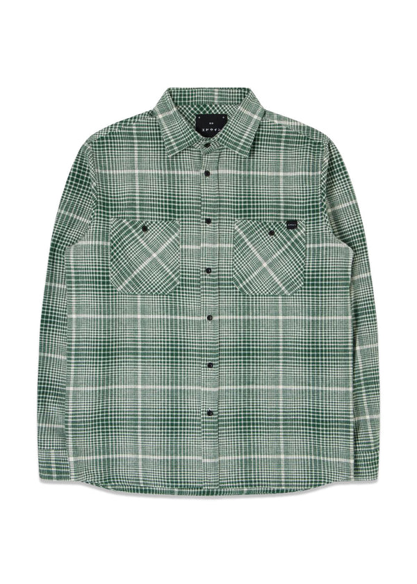 Millenium Shirt - Green/White-Shirts-Edwin-Butler Loftet