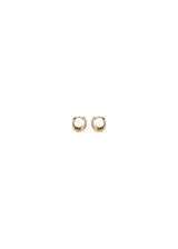 Mini Globe Huggies - Goldplated-Jewellery-Pernille Corydon-Butler Loftet