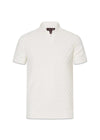 Mirza Poloshirt S-S - Snow White-Knitwear-Oscar Jacobson-Butler Loftet
