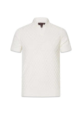 Mirza Poloshirt S-S - Snow White-Knitwear-Oscar Jacobson-Butler Loftet