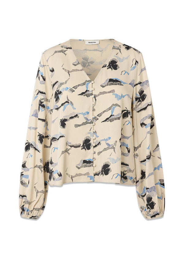 MistMD print top - Flower Horizon-Blouses-Modström-Butler Loftet
