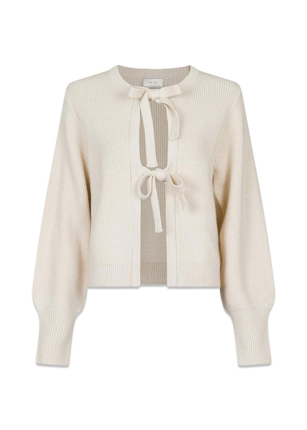 Muscado Knit Cardigan - Ivory-Knitwear-Neo Noir-Butler Loftet