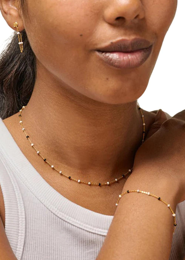 Necklace, Lola - Salt'n'pepper-Jewellery-ENAMEL Copenhagen-Butler Loftet