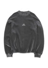 OVERSIZED WAFFLE LS - Stone Black-Sweatshirts-Bareen-Butler Loftet