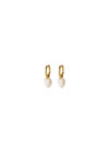 Ocean Heart Huggies - Gold-Jewellery-Pernille Corydon-Butler Loftet