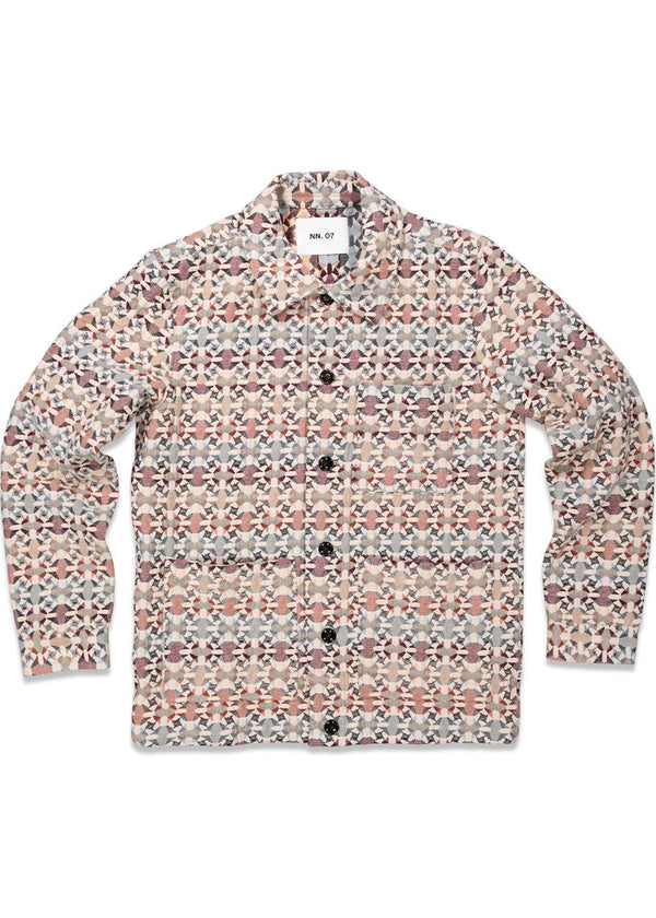 Olav 5234 - Ecru Multi-Blazers-Nn. 07-Butler Loftet