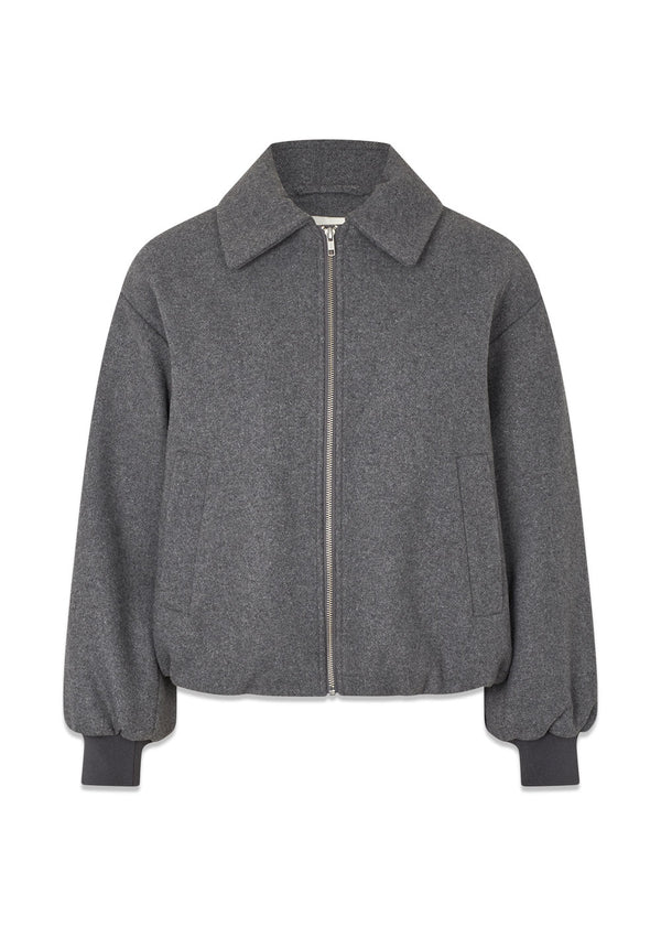 Ommimd jacket - Dark Gray Melange-Outerwear-Modström-Butler Loftet