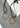 Oval necklace - Silver/Black-Jewellery-Lemon Lua-Butler Loftet