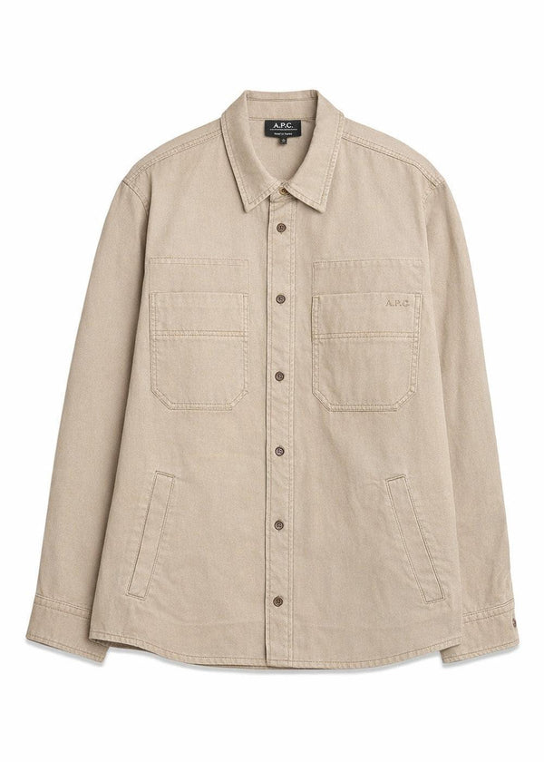 Overshirt Denim Japonais - Beige-Shirts-A.P.C-Butler Loftet