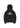 Oversized Zip Hoodie Logo - Black-Hoodies-Bareen-Butler Loftet